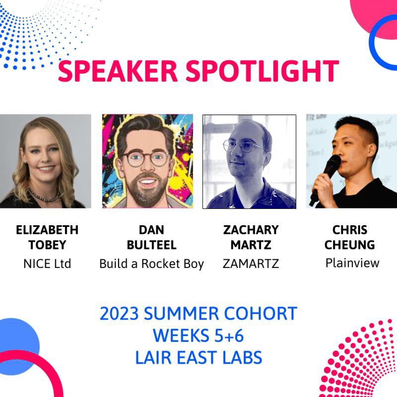 zamartz advising for lair east labs 2023 summer cohort